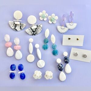 Unique Earring Bundle: Set of 11 Pairs